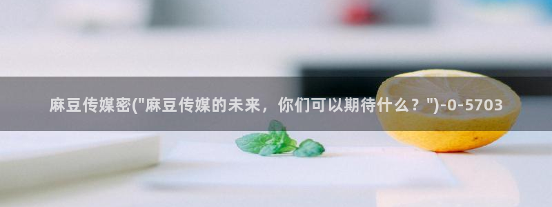 麻豆.com：麻豆传媒密(\